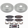 Power Stop 10-16 Cadillac SRX Rear Z23 Coated Brake Kit