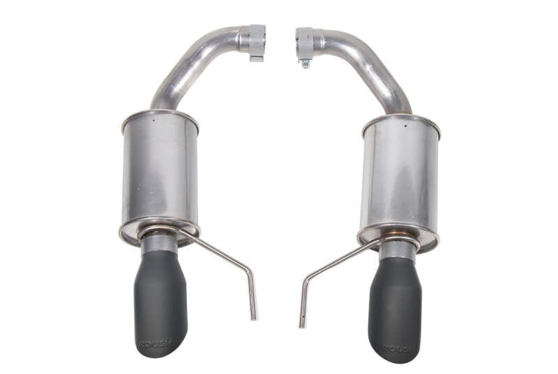 Roush 422333-BLK 2024 fits Ford Mustang GT/EcoBoost Dual Tip Axle Back Exhaust w/ Black Tips