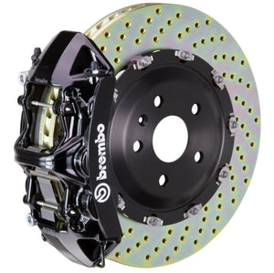 Brembo 1N1.8511A1 Brembo 04-08 S4 (B6/B7) Front GT BBK 6 Piston Cast 365x34 2pc Rotor Drilled-Black