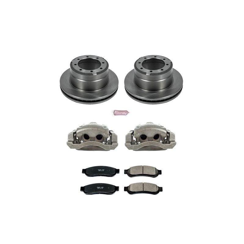 Power Stop KCOE5579 10 fits Ford F-450 Super Duty Rear Autospecialty Kit w/Cals