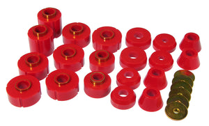 Prothane 7-106 fits Chevy 73-77 K10 Blazer Body Mount Kit - Red