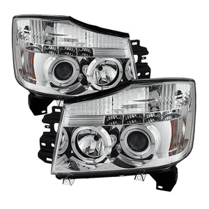 Spyder 5011589 fits Nissan 04-14 Titan /Armada 04-07 Projector Headlights LED H