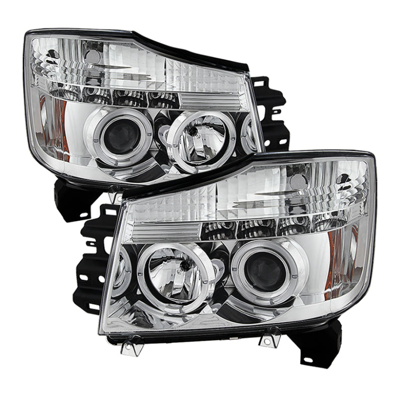 Spyder 5011589 fits Nissan 04-14 Titan /Armada 04-07 Projector Headlights LED H