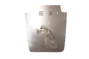 Fishbone Offroad FB31125 fits Jeep 03-06 Wrangler TJ Hood Louver Raw Unpainted