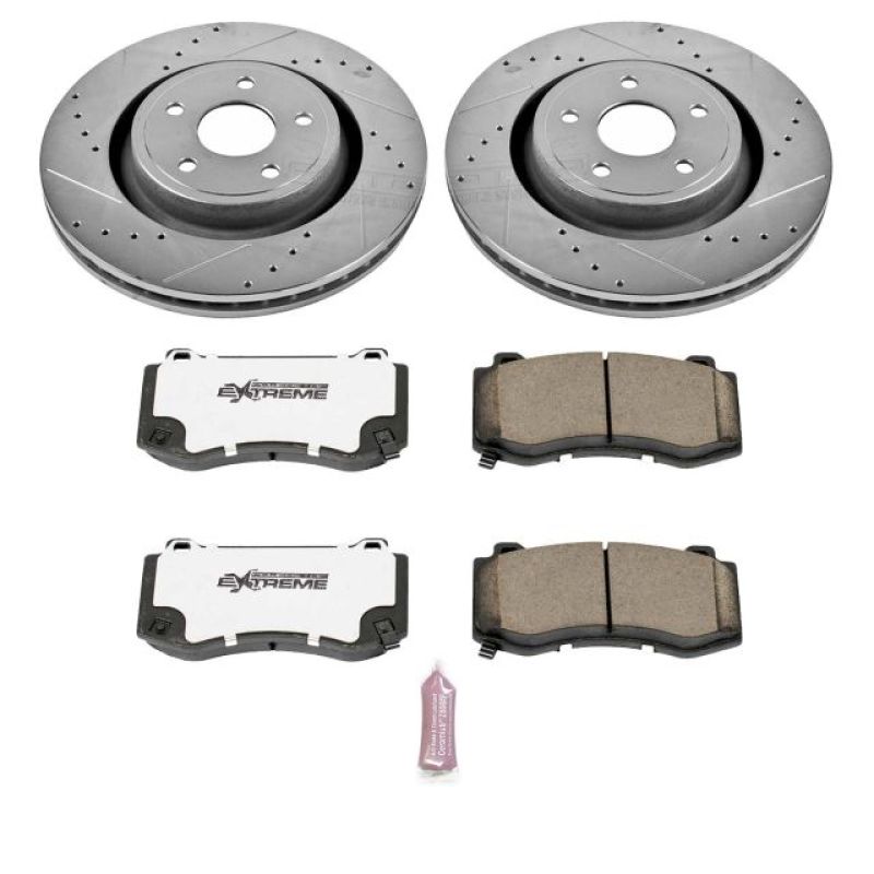 PowerStop K2924 26 fits Jeep Grand Cherokee Front Z26 Street Warrior Brake Kit