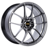 BBS RF515DBK RF 18x8 5x100 ET45 Diamond Black Wheel -70mm PFS/Clip Required