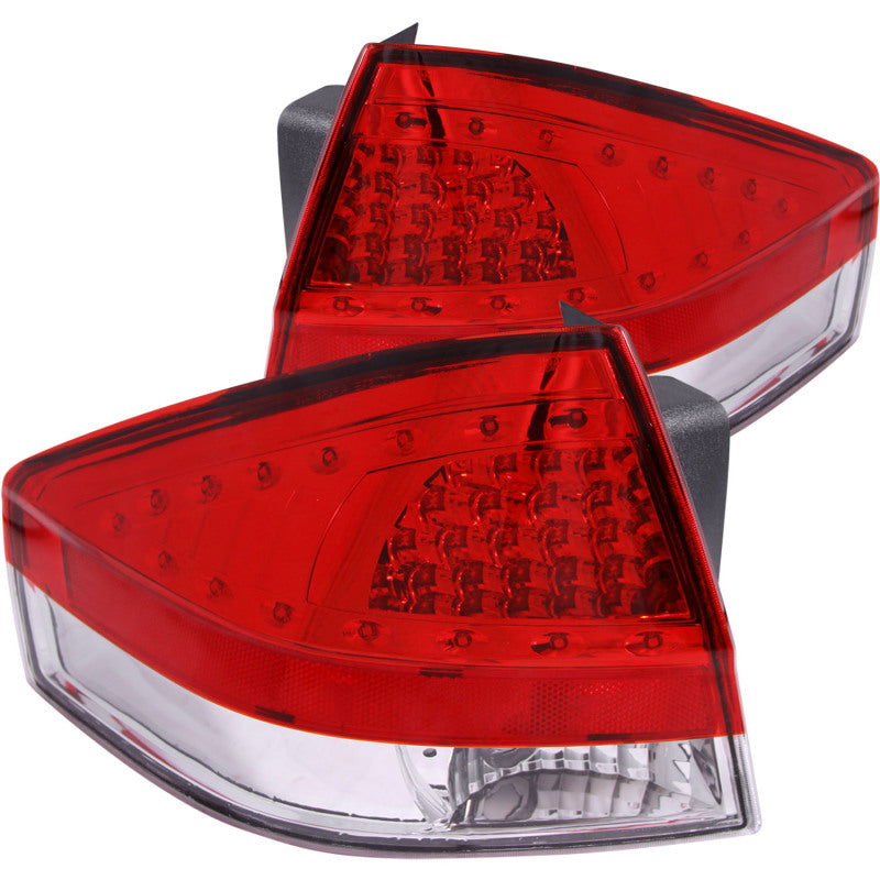 ANZO 321197 2011 fits Ford 08-20 Focus LED Taillights Red/Clear