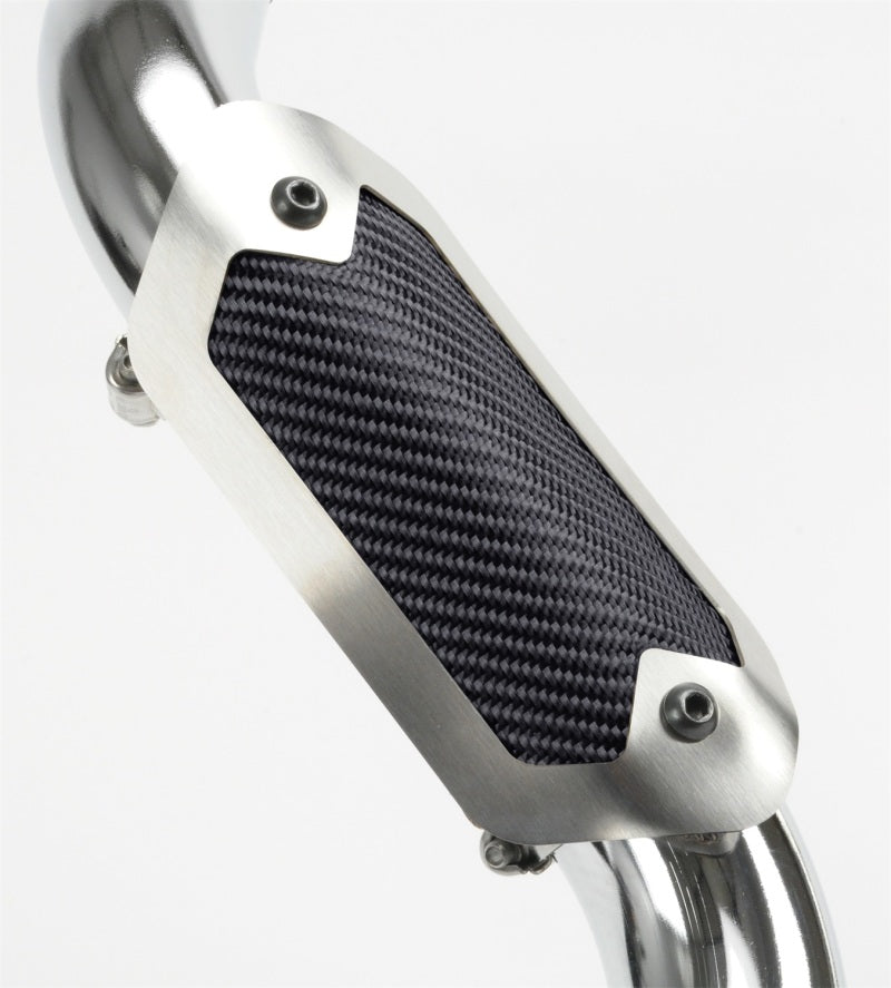 DEI  10900 Powersport Flexible Heat Shield - 3.5in x 6.5in - Brushed/Onyx