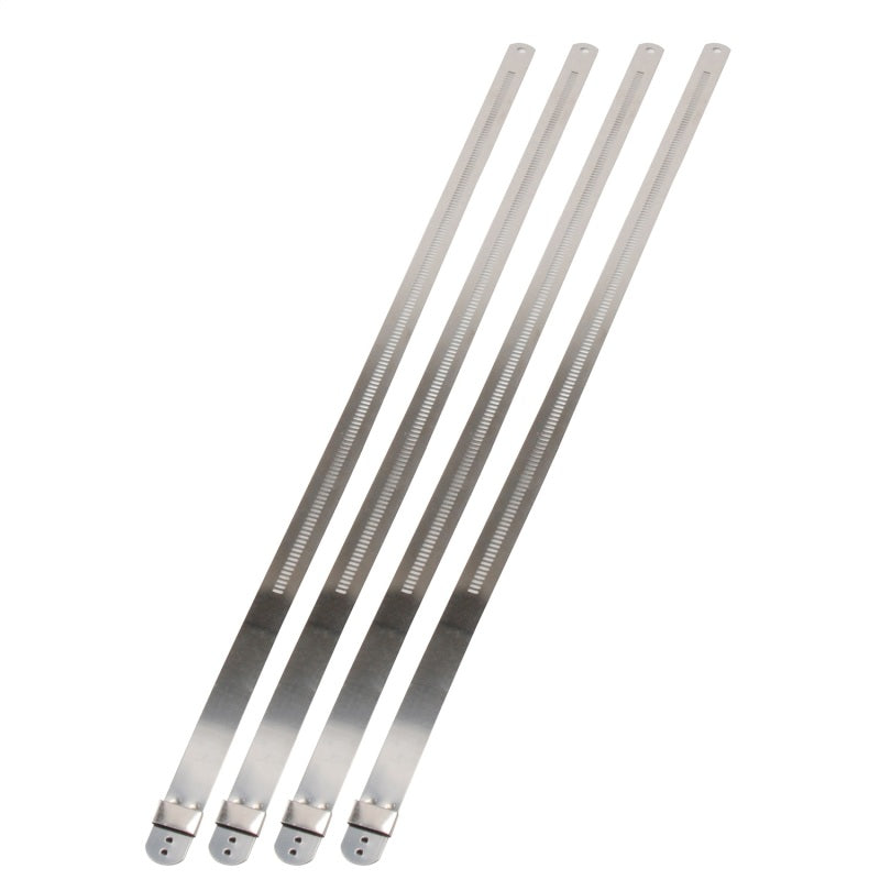DEI  10212 Stainless Steel Positive Locking Tie 1/2in (12mm) x 14in - 4 per pack
