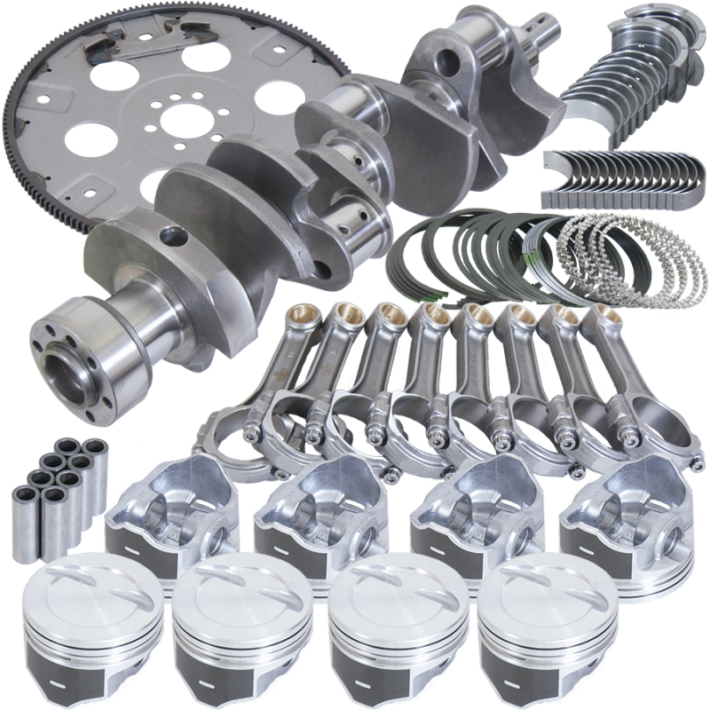 Eagle B13504L06068 fits Chevy LT1350 1Pc 3.750in Crank 5.700in I-Beam 4.060in Pistons 168 Tooth FP Balanced Assembly