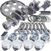 Eagle B13504L04068 fits Chevy LT1350 1Pc 3.750in Crank 5.700in I-Beam 4.040in Pistons 168 Tooth FP Balanced Assembly