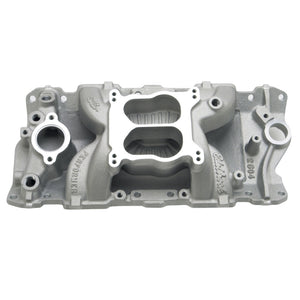 Edelbrock 2604 Intake Manifold Performer Air-Gap S/B fits Chevy 87-95 STD Flange/Sprdbore