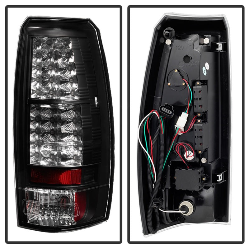 Spyder 5032461 fits Chevy 07-13 Avalanche LED Tail Lights Black ALT-YD-CAV07-LE