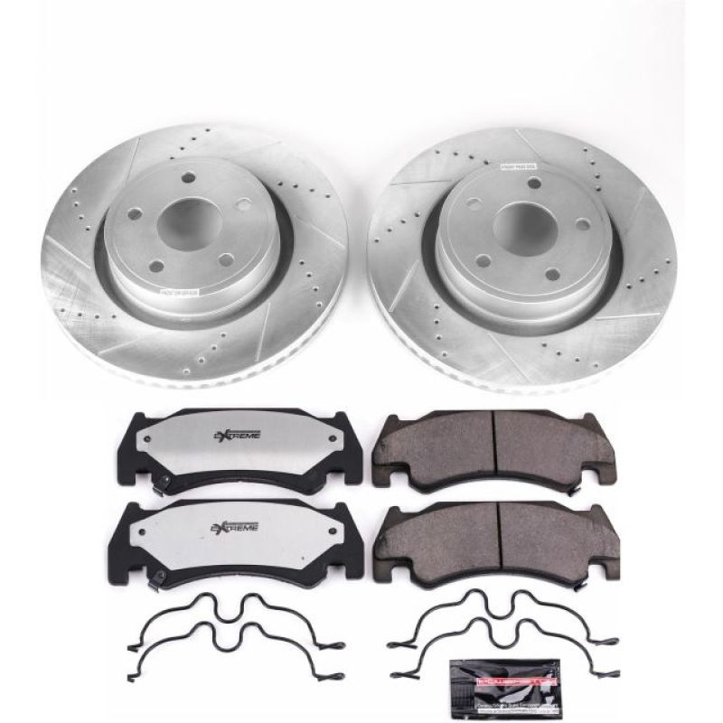 Power Stop K2194-36 05-06 fits Dodge Ram 1500 Front Z36 Truck & Tow Brake Kit