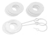 Daystar KU70061WH White D Ring fits Isolator w/Lock washer Kit