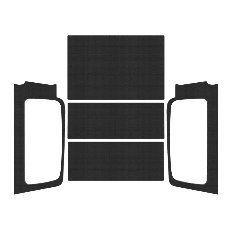 DEI  50601 fits Jeep 04-06 Wrangler LJ Unliminted Headliner Complete Kit - Black