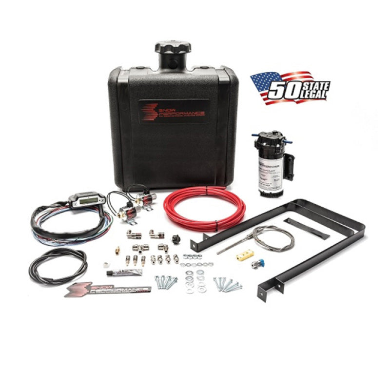 Snow Performance SNO-50100 Stg 3 Boost Cooler Water Injection Kit TD (Red Hi-Temp Tubing and Quick Fittings)