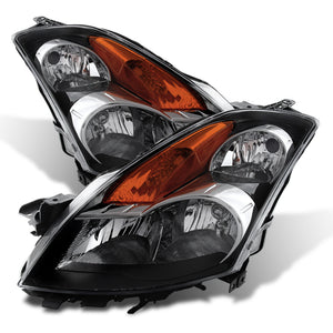 9024016 Xtune fits Nissan 07-09 Altima Sedan Crystal Headlights Halogen Model