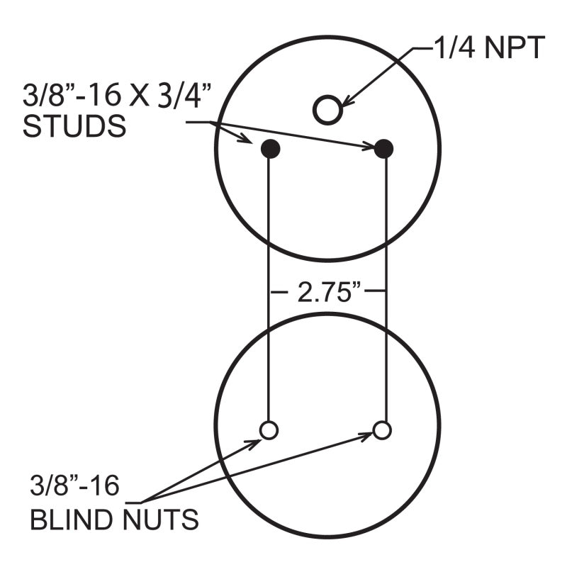 Firestone 6859 Ride-Rite Replacement Bellow 224C (For Kit PN 0830/2080/2032/2068) (W217606859)