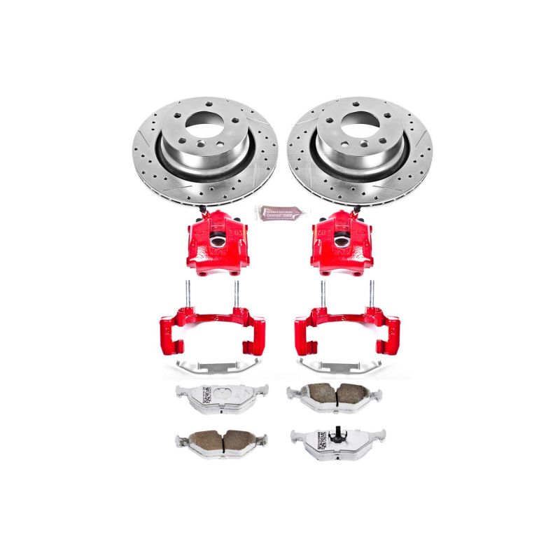 PowerStop KC962 26 03 fits BMW Z4 Rear Z26 Street Warrior Brake Kit w/Calipers