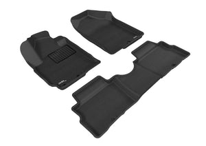 3D MAXpider 2017-2019 fits Infiniti QX30 Kagu 1st Row Floormat - Black