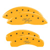 MGP 12204SRTRYL 4 Caliper Covers Engraved Front & Rear 11-18 fits Dodge Durango