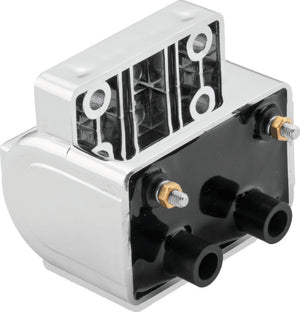 Twin Power 210537 fits  85-99 Big Twin 85-03 XL Ignition Coil Chrome Replaces H-