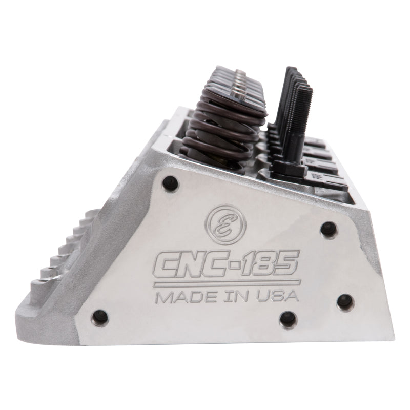 Edelbrock 79895 Cylinder Head fits SBC E-Cnc 185 64cc Straight Plug for Hydraulic Roller Cam Complete
