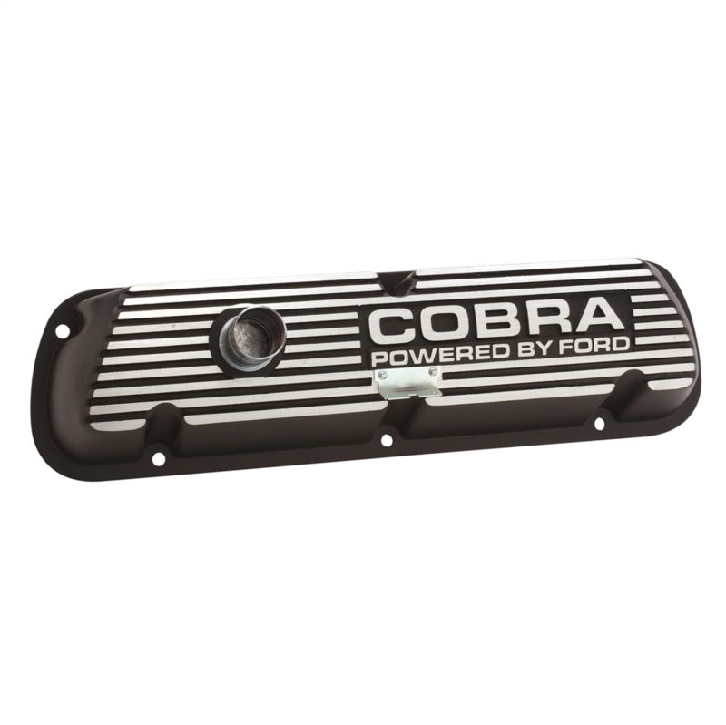 Ford Racing M-6582-A Black Satin Valve Cover fits Cobra