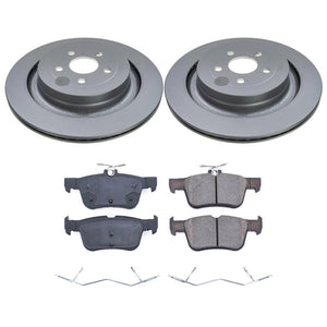 Power Stop CRK9211 22-24 fits Ford Edge Rear Z17 Coated Brake Kit