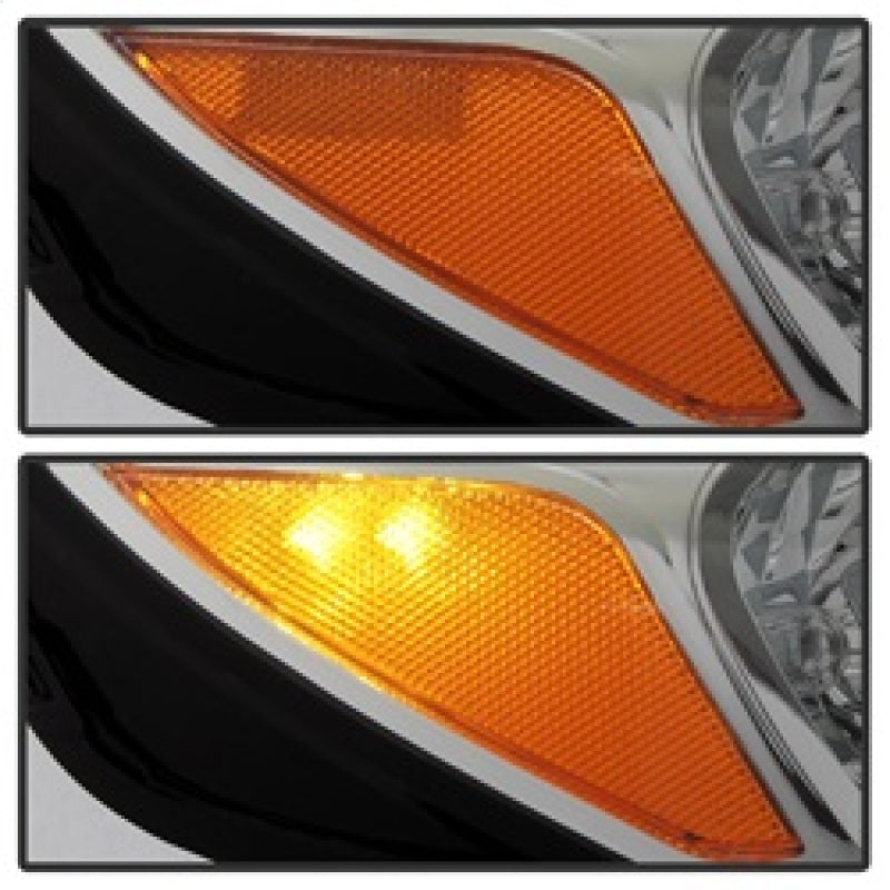 xTune 9937057 13-15 fits Chevy Malibu OEM Style Halogen Proj Headlights -OEM Ri