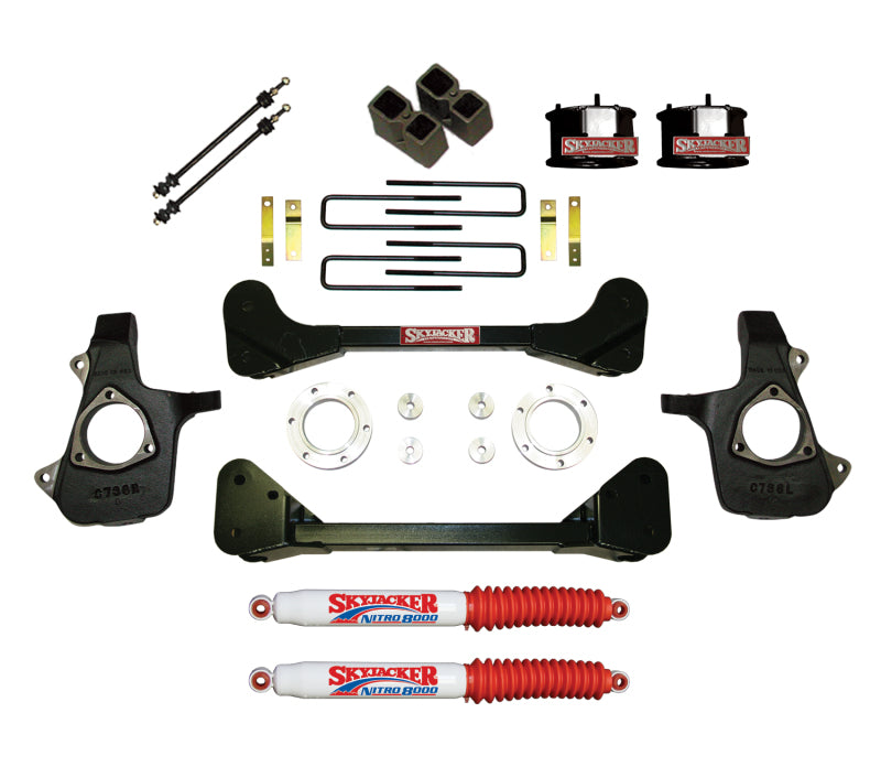 Skyjacker C7360PK-N 4"KT,07-13 GM1500 SPCR,4NIT
