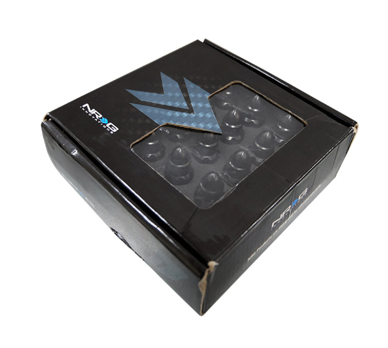 NRG LN-LS500BK-21 LN-LS500BK-21 500 Series M12 X 1.5 Bullet Shape Steel Lug Nut