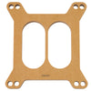 Edelbrock 8722 Spacer Carburetor 1/2In Wood Fiber Laminate Divided