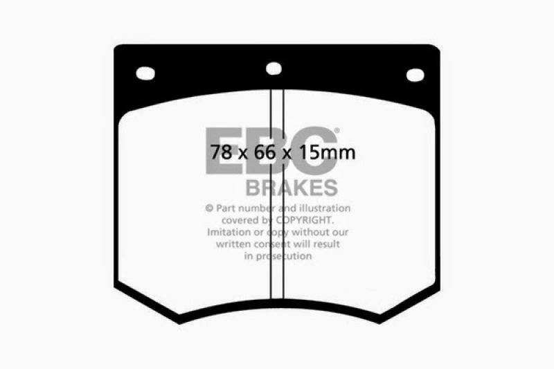 EBC DP2291 Ac 3000 3.0 Greenstuff Front Brake Pads