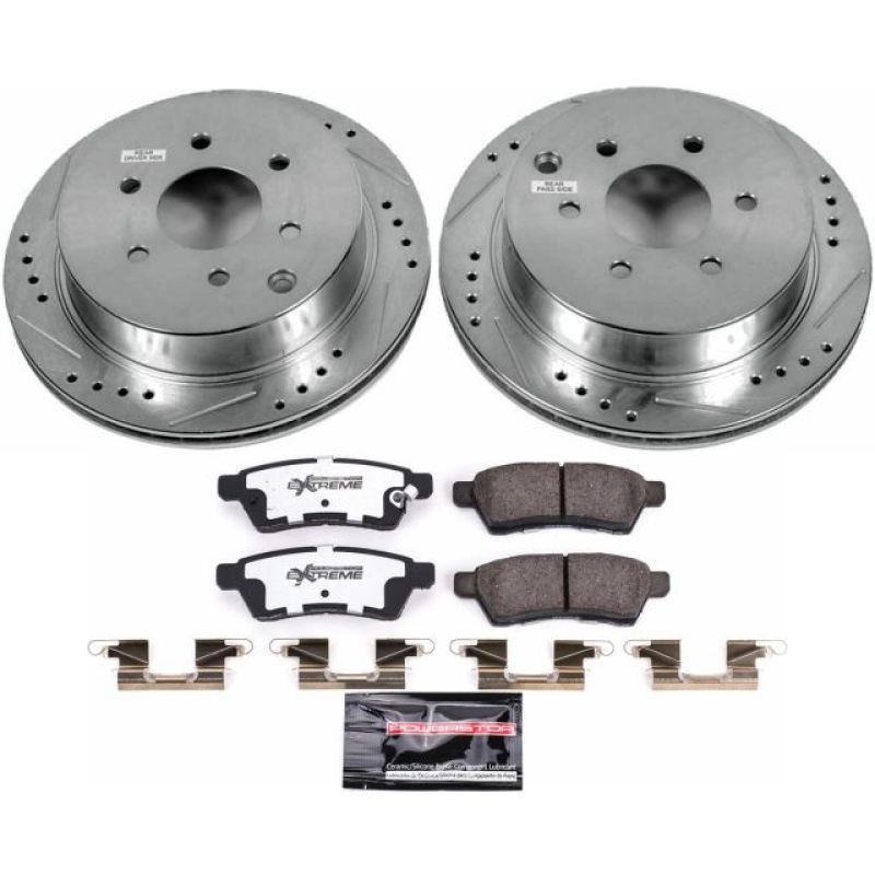 PowerStop K4621-36 05-18 fits Nissan Frontier Rear Z36 Truck & Tow Brake Kit