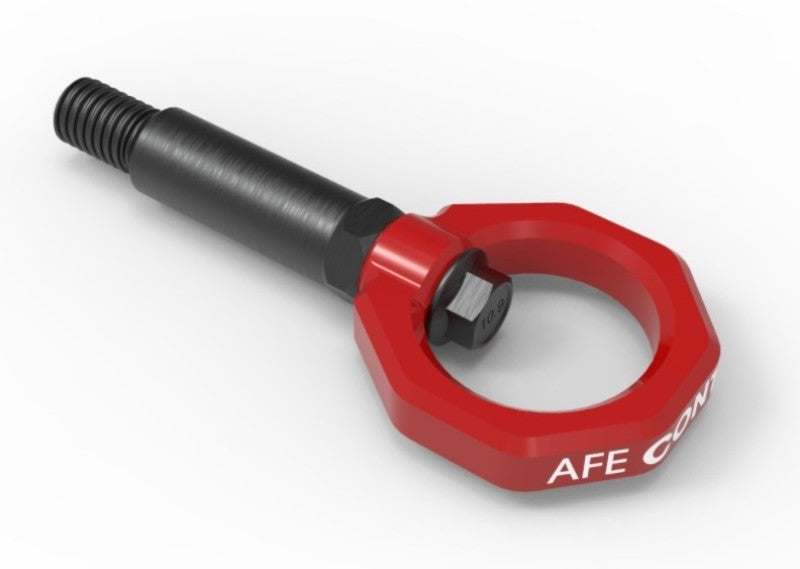 AFE 450-502001-R Control Front Tow Hook Red fits BMW F-Chassis 2/3/4/M