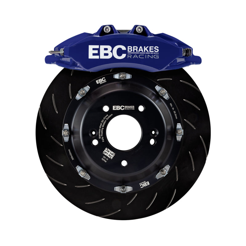 EBC BBK033BLU-2 Racing Volkswagen Golf-R Blue fits Apollo 20-23-6 Calipers 380mm Rotors Front Big Brake Kit