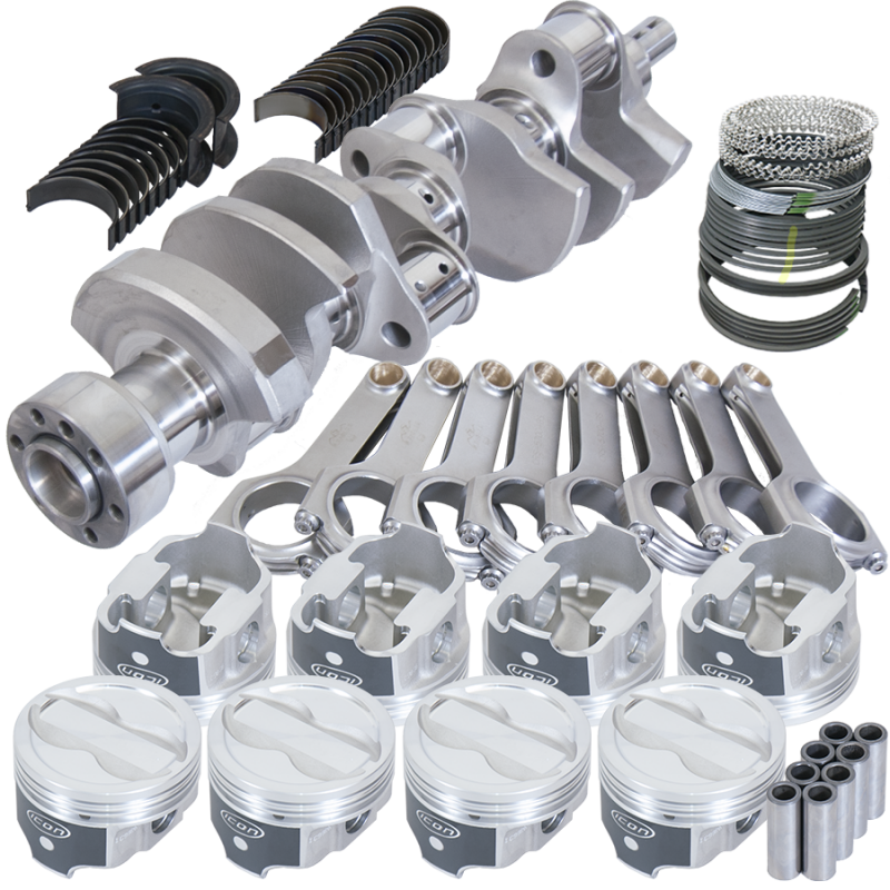 Eagle 12304L040 fits Chevy LT1 350 1Pc 3.750in Crank 5.700in H-Beam -18cc 4.040in Pistons Rotating Assembly
