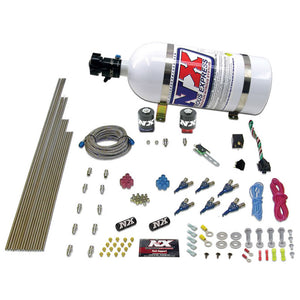 Nitrous Express 80065-12 6 Cyl Alcohol Nitrous Kit (150-375HP) w/Composite Bottl