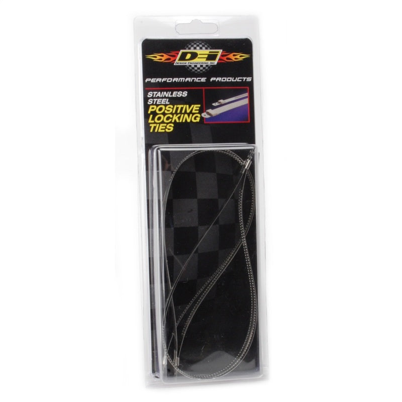 DEI  10209 Stainless Steel Positive Locking Tie 1/4in (7mm) x 14in - 4 per pack