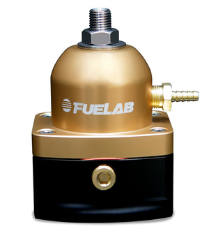 Fuelab 51503-5 515 Carb Adjustable FPR 4-12 PSI (2) -10AN In (1) -6AN Return - Gold