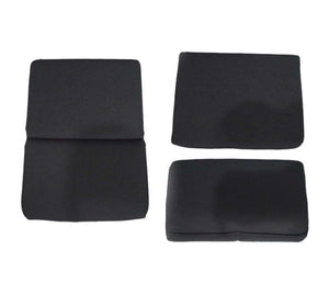NRG SC-300BK FRP Bucket Seat Cushion- Black Fabric 3 Pcs