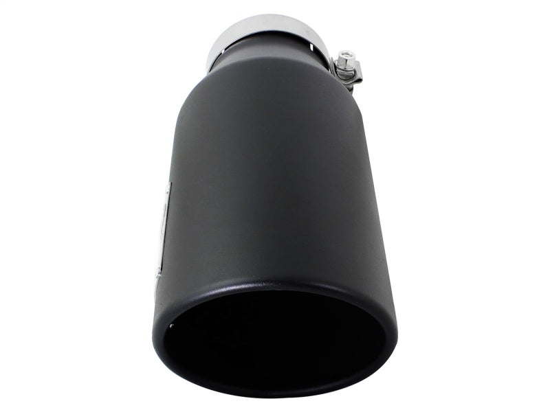 AFE 49T40606-B15 Diesel Exhaust Tip Bolt On Black 4in Inlex x 6in Outlet x 15in