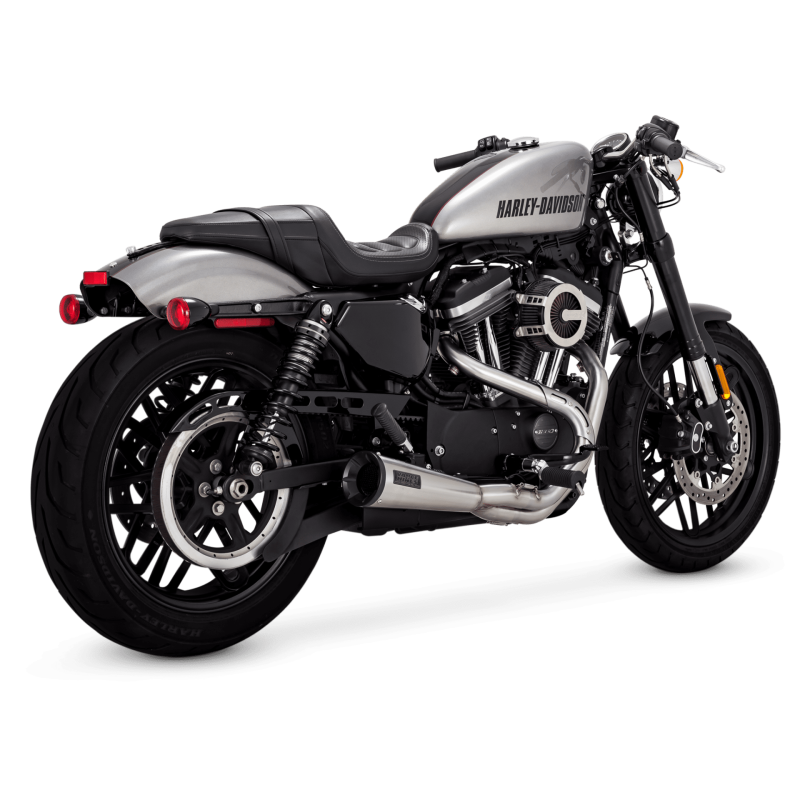 Vance and Hines 27327 Vance & Hines HD Sportster 04-22 Upsweep SS 2-1 PCX Ful