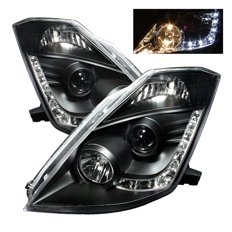 Spyder 5064738 fits Nissan 03-05 350Z Projector Headlights Halogen Model Only -