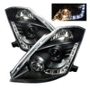 Spyder 5064738 fits Nissan 03-05 350Z Projector Headlights Halogen Model Only -