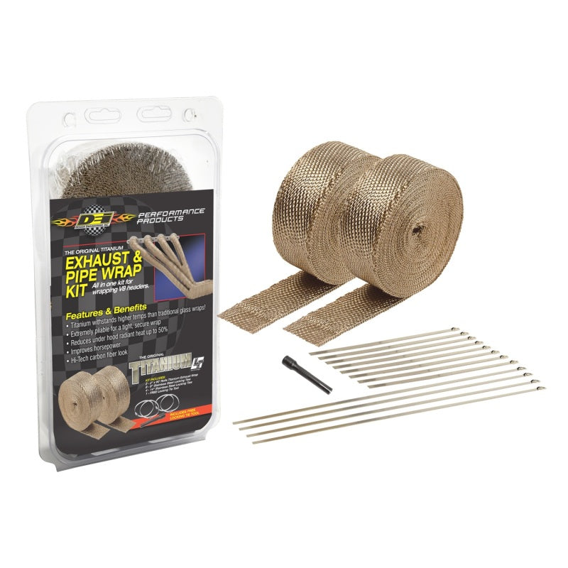 DEI  10095 Exhaust Wrap Kit - Titanium