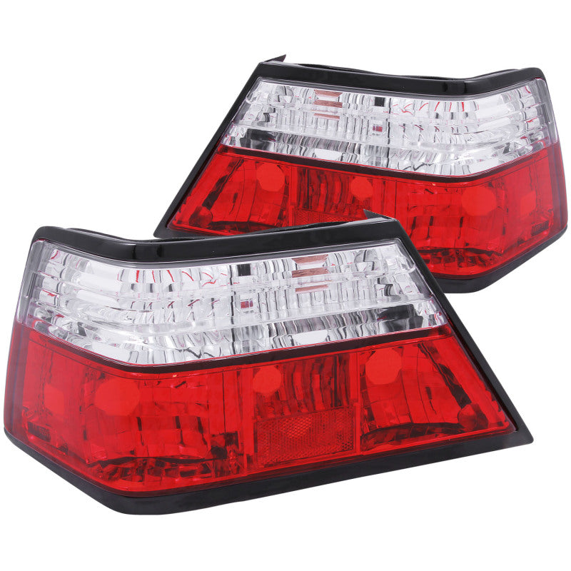 ANZO 221159 1995 Mercedes Benz E Class W124 Taillights Red/Clear