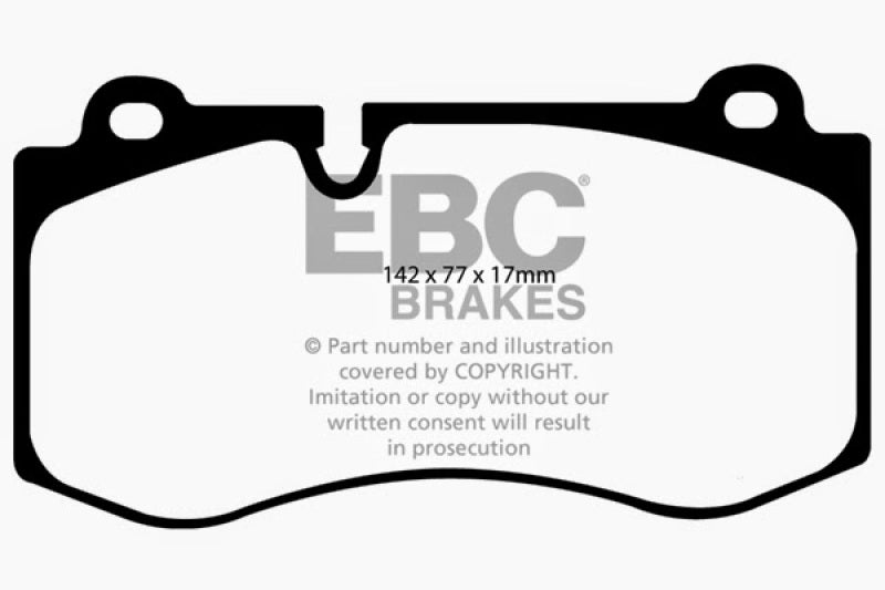 EBC DP21943 fits Mercedes-Benz 12-13 S350 3.0 TD Greenstuff Front Brake Pads